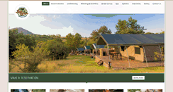 Desktop Screenshot of bushwillowtentedcamp.co.za
