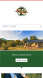 Mobile Screenshot of bushwillowtentedcamp.co.za